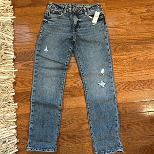 Girls Size 12 girlfriend distressed jeans GAP